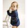 Oliver Bubble Romper, Navy - Rompers - 2 - thumbnail