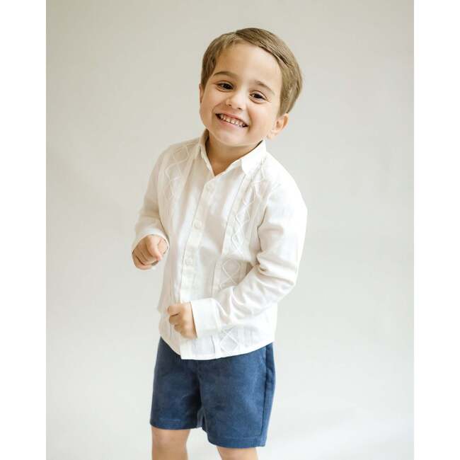 Long Sleeve Guayabera Shirt - Shirts - 3