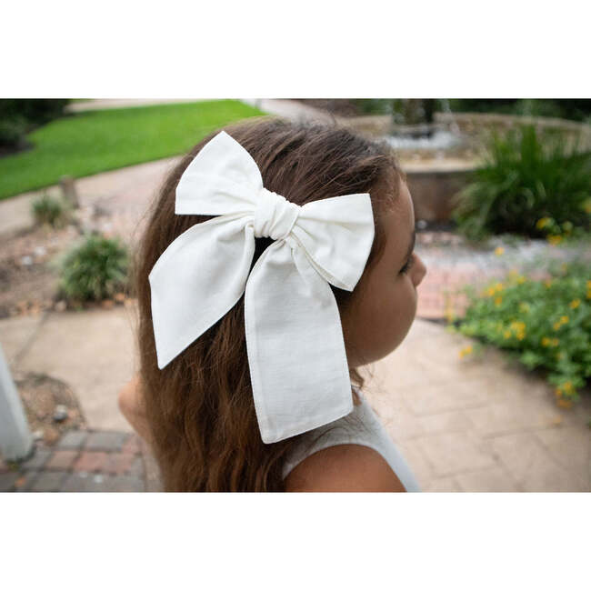 Large Hair Bow Set, Yellow - Hair Accessories - 5