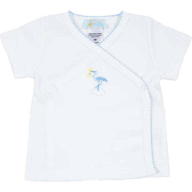 Just Delivered Diaper Set, Blue Trim - Mixed Apparel Set - 4