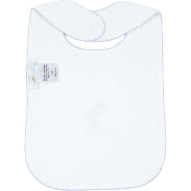 Just Delivered Bib, Blue Trim - Bibs - 3