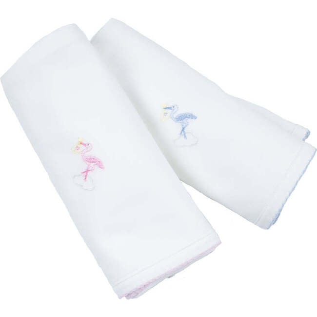 Just Delivered Blanket, Blue Trim - Blankets - 4