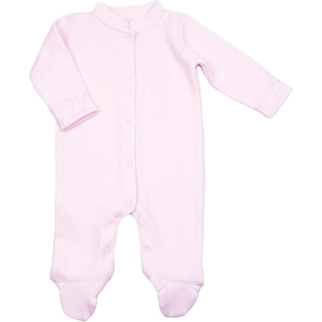 Hand Smocked Footie, Pink