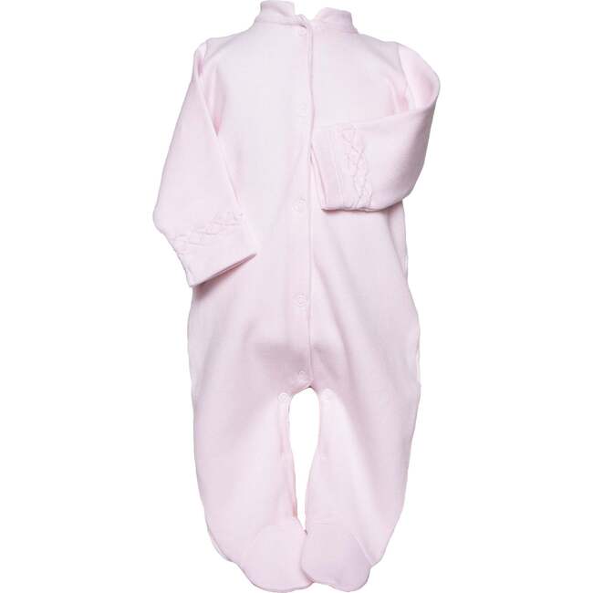 Hand Smocked Footie, Pink