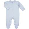 Hand Smocked Footie, Lt.Blue - Footie Pajamas - 1 - thumbnail