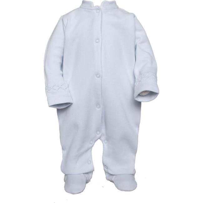 Hand Smocked Footie, Lt.Blue