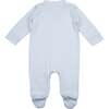 Hand Smocked Footie, Lt.Blue - Footie Pajamas - 3