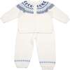Fair Isle Pant Set, Ivory - Pants - 1 - thumbnail