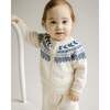 Fair Isle Pant Set, Ivory - Pants - 3 - thumbnail