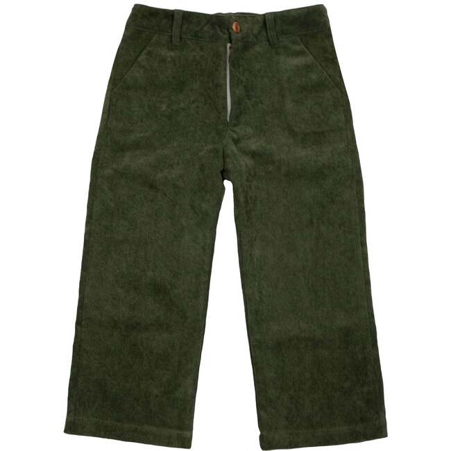 Corduroy Pants, Forest Green