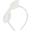 Bow Headband, Ivory - Headbands - 1 - thumbnail