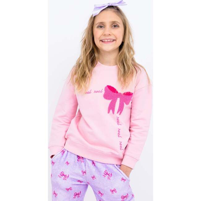 Bow Sweatshirt Pink