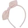 Bow Headband, Dusty Rose - Headbands - 1 - thumbnail