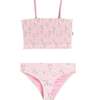 Mahala Smocked Cherry Bikini Swimsuit Pink - Two Pieces - 1 - thumbnail