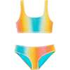 Fay Crinkle Tankini Two Piece Swimsuit - Multicolor Multicolor - Two Pieces - 1 - thumbnail