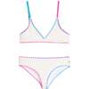 Rani Embroidered Bikini Swimsuit White - Two Pieces - 1 - thumbnail