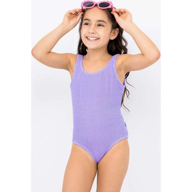Ester Crinkle One Piece Swimsuit - Amethyst Amethyst - One Pieces - 2