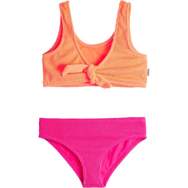 Izy Crinkle Tie Bikini Swimsuit - Watermelon Lipstick Watermelon Lipstick - Two Pieces - 2