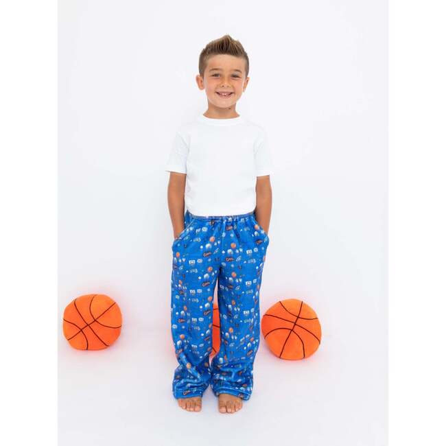 Boy's Sports Plush Loungewear Pant Blue