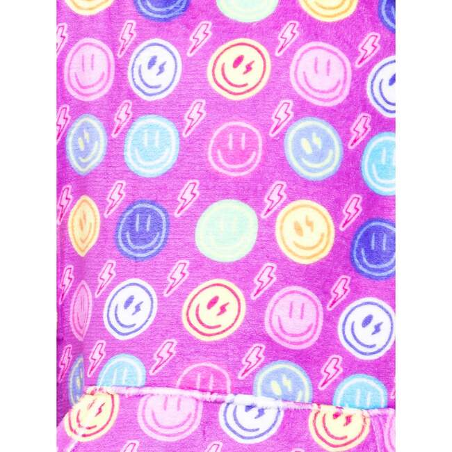Smiley Faces Plush Robe MULTI - Robes - 2