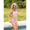 Krista Ruffle Floral Printed Bikini Swimsuit Pink - Two Pieces - 3 - thumbnail