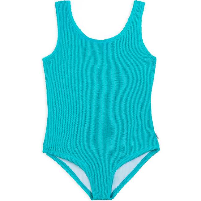 Ester Crinkle One Piece Swimsuit - Turquoise Turquoise