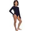 Katinka Long Sleeve Rashguard Swimsuit Black - One Pieces - 3 - thumbnail