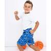 Boy's Sports Plush Lounge Shorts Blue - Shorts - 2 - thumbnail