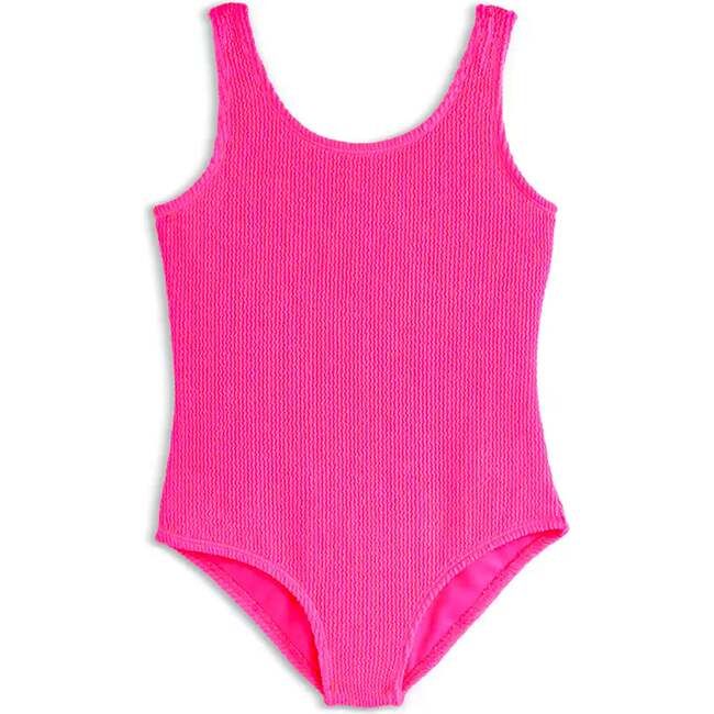 Ester Crinkle One Piece Swimsuit - Fuchsia Fuchsia