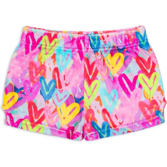 Graffiti Hearts Lounge Shorts MULTI