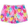 Graffiti Hearts Lounge Shorts MULTI - Shorts - 1 - thumbnail