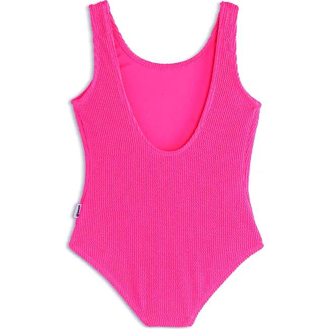 Ester Crinkle One Piece Swimsuit - Fuchsia Fuchsia - One Pieces - 2