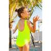 Ester Crinkle One Piece Swimsuit - Citrus Lime Citrus Lime - One Pieces - 2 - thumbnail