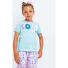 Love Short Sleeve Tee Aqua - T-Shirts - 1 - thumbnail