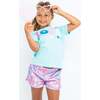 Love Short Sleeve Tee Aqua - T-Shirts - 2 - thumbnail