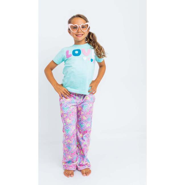 Love Short Sleeve Tee Aqua - T-Shirts - 3