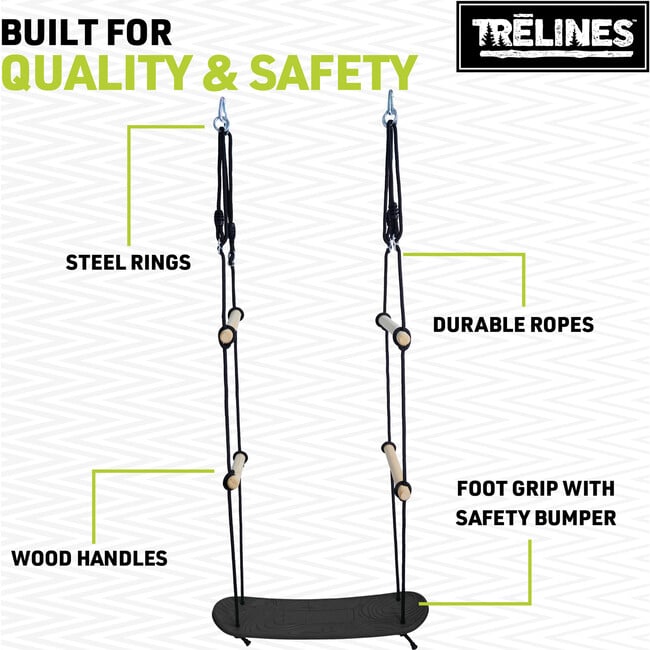 Trelines: Treboard Surfin' Swing - Outdoor Games - 4