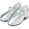 Sabine Leather Dress Shoes, Silver - Dress Shoes - 2 - thumbnail