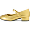 Sabine Leather Dress Shoes, Gold - Dress Shoes - 1 - thumbnail