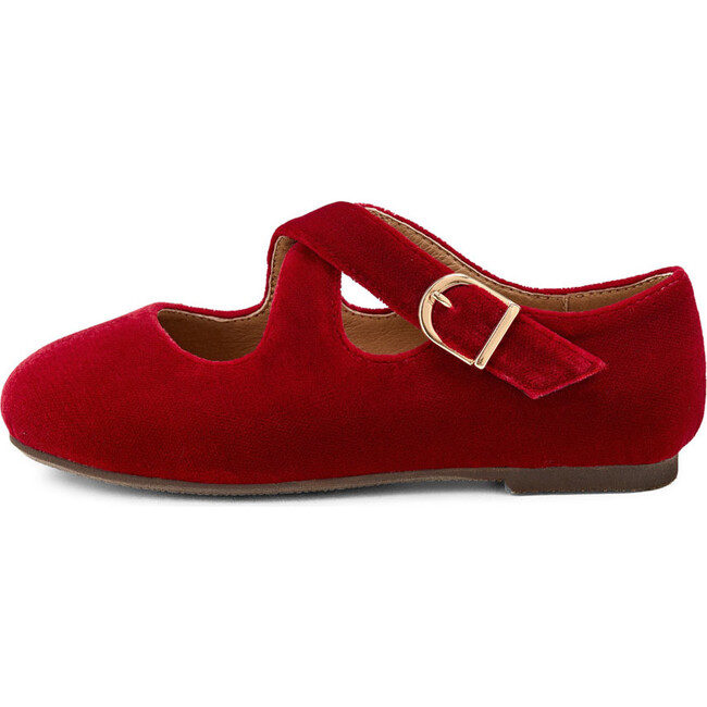Demi Velvet Dress Shoes, Red