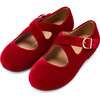 Demi Velvet Dress Shoes, Red - Dress Shoes - 2 - thumbnail