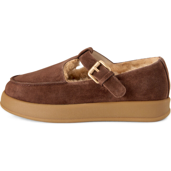 Rina T-Strap Shoes, Chocolate