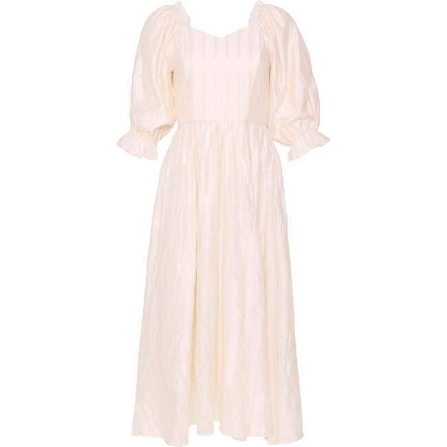 Tindra Dress in Cream Sequin