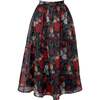 Vanessa Skirt in Midnight Roses - Skirts - 1 - thumbnail