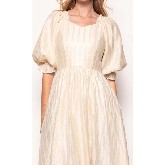Tindra Dress in Cream Sequin - Dresses - 3