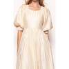Tindra Dress in Cream Sequin - Dresses - 3 - thumbnail