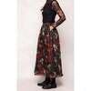 Vanessa Skirt in Midnight Roses - Skirts - 3 - thumbnail