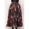 Vanessa Skirt in Midnight Roses - Skirts - 4 - thumbnail