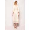 Tindra Dress in Cream Sequin - Dresses - 6 - thumbnail