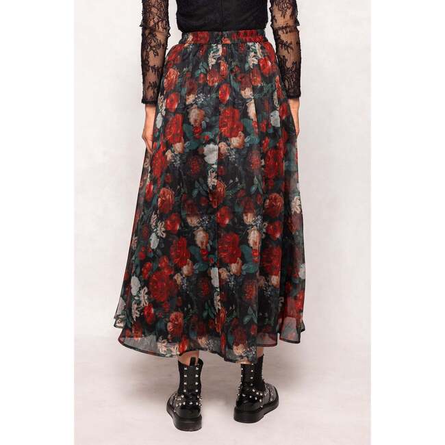 Vanessa Skirt in Midnight Roses - Skirts - 6